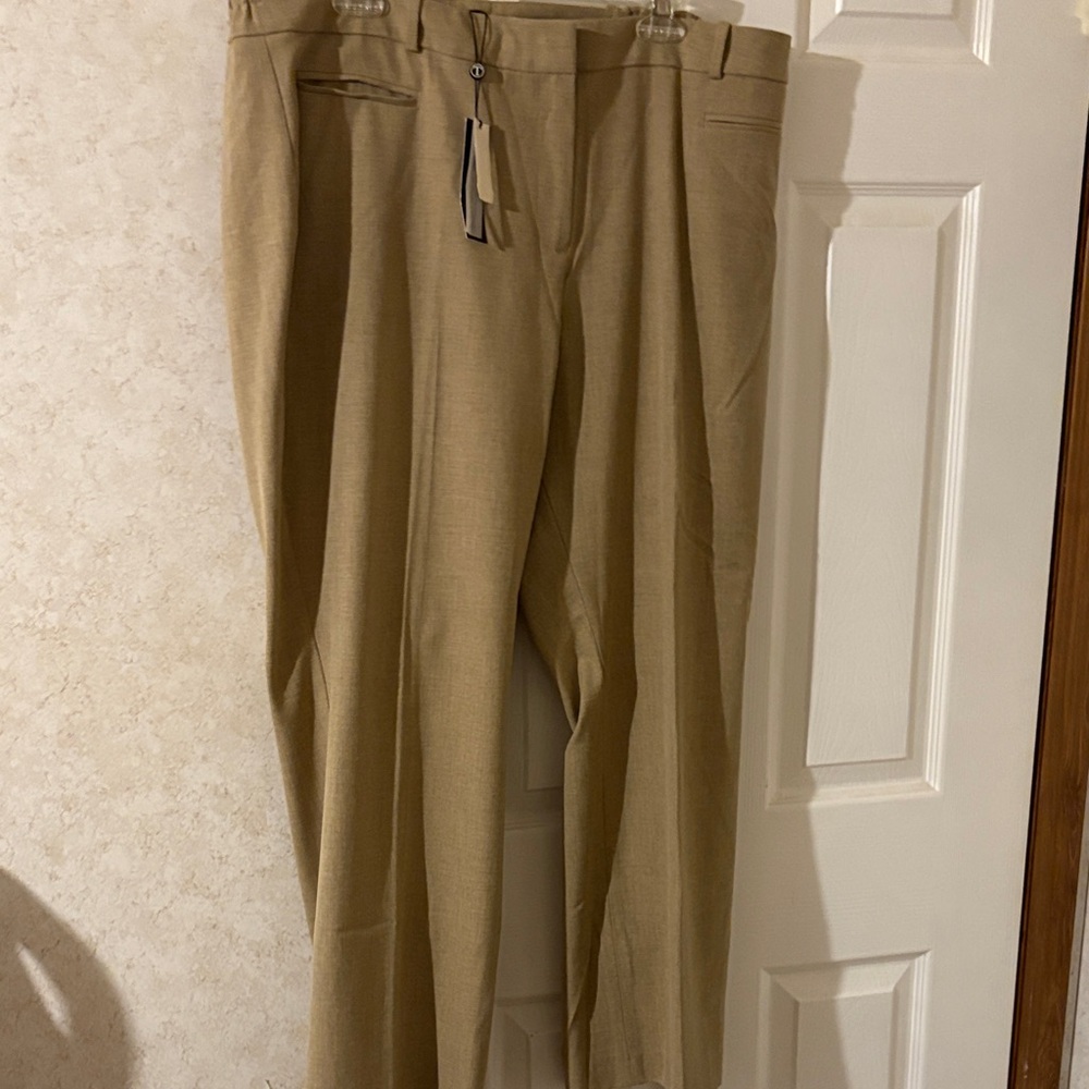 Talbots stretchy Khaki Chinos size 20 women! New with tags. Regularly $99!!!